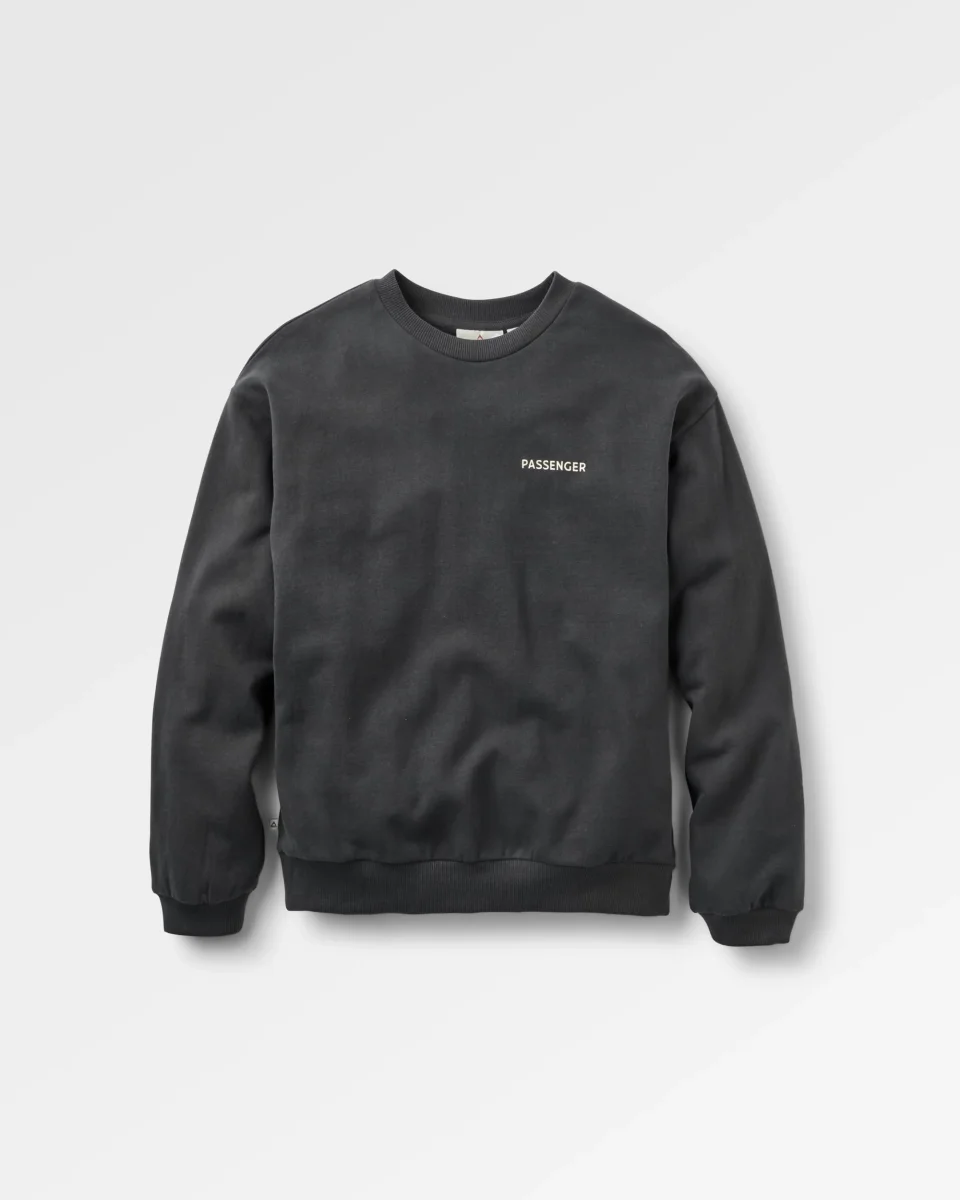Sweat-shirt femme Roamer - noir délavé – Image 2